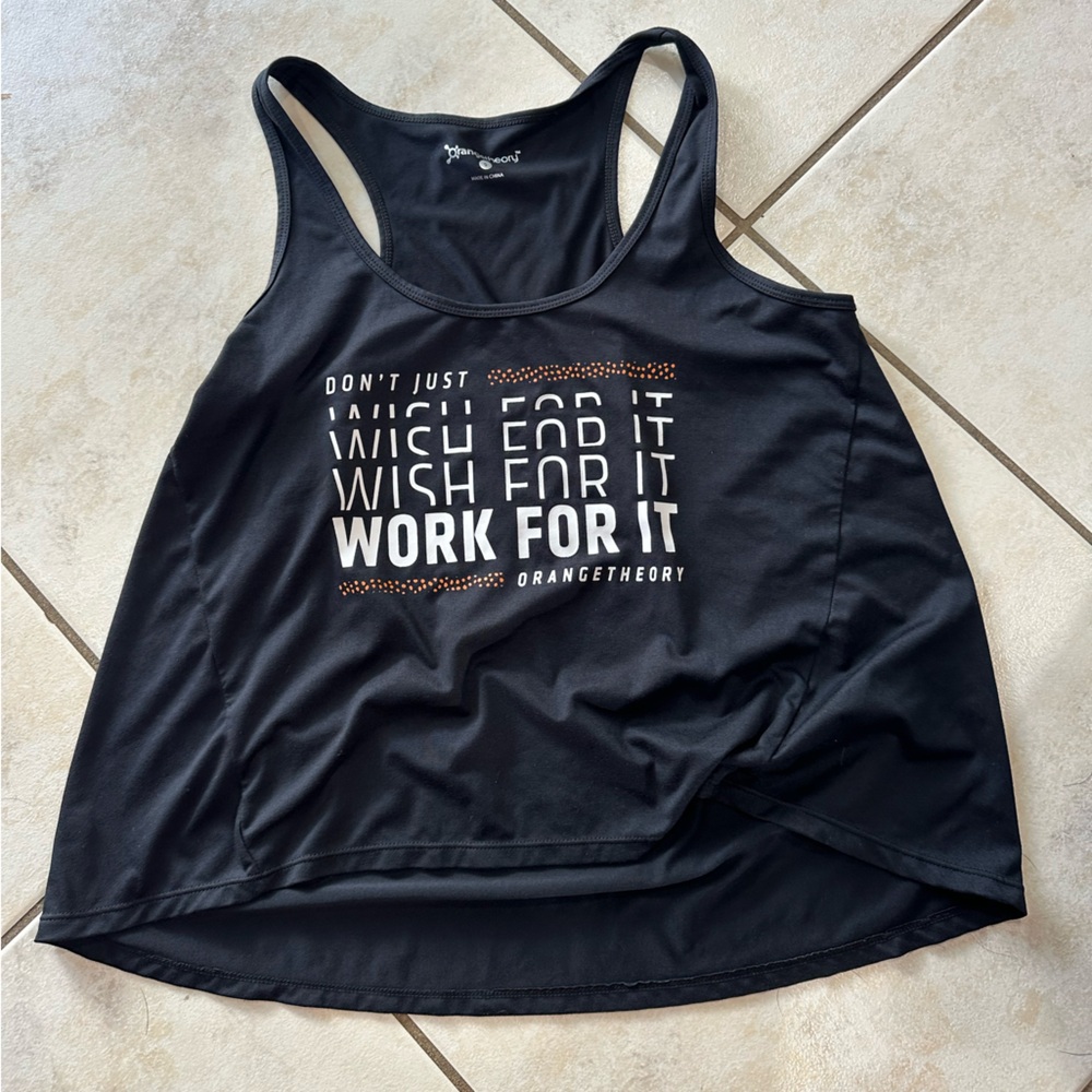 Orangetheory “Wish For It” Cropped Tank top - S
